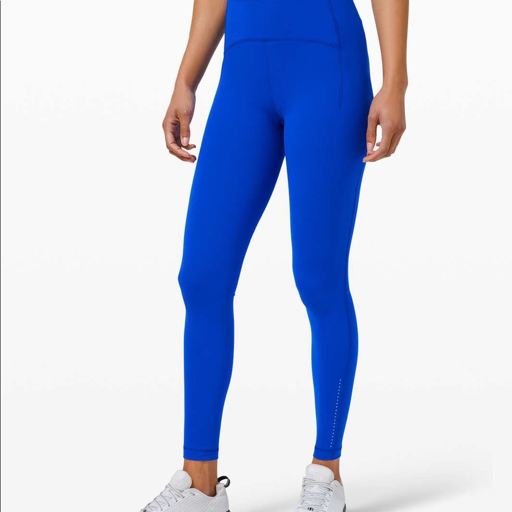 Lululemon Swift Speed Up 28” leggings size 8 Cerulean Blue